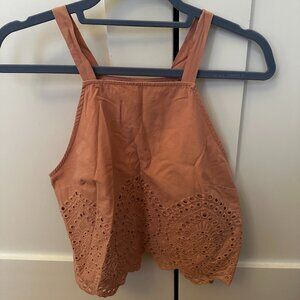 Large Abercrombie and Fitch Eyelet Tank Top
